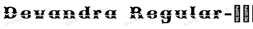 Devandra Regular字体转换
